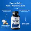 Multivitamin for Men - Methylated Multivitamin Supports Energy & Metabolism, Liver & Digestive*, Daily Men's Vitamins with B12, D, Zinc, Lycopene, Folic Acid - 120 Capsules, For Over 40 (2 Pack)