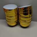 JOYIN 6 Pcs 10'' Gold Jumbo Easter Eggs, Fillable Metallic Large Plastic Eggs for Easter Themed Hunt Basket Stuffers Fillers Filling Treats Party Favor Classroom Prize Supplies