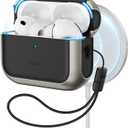 ESR for AirPods Pro 3 Case, Compatible with AirPods Pro 3rd Generation Case (2025), Compatible with MagSafe, Full Drop Protection Cover with Lanyard