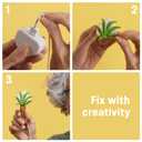 Sugru Silicone Super Glue - Waterproof All-Purpose Wall Putty + Moldable Glue for Crafting + DIY Home Improvement - Removable + Kid-Safe - Indoor/Outdoor Use - 8 Pack - Black (3.5g/ea)