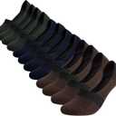 2 x COOLMATE GLOBAL 6 Pack No Show Men Socks, Low Cut Ankle Sock Moisture Wicking