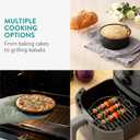 Navaris Air Fryer Accessories Set, 4pcs Nonstick Air Fryer Accessory Kit, Cake Pan, Pizza Pan, Stainless Steel Airy Fryer Rack with 3 Skewers For Ninja, Phillips, Cosori, Oven