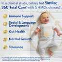 Similac 360 Total Care Infant Formula, Has 5 HMO Prebiotics, Our Closest Prebiotic Blend to Breast Milk, Non-GMO, Baby Formula, Ready to Feed, 8-fl-oz Bottle, Pack of 24 (EXP 04/01/27)