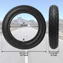 12 1/2 x 2 1/4 (12.5x2.25) Scooter Tire & Inner Tube Set, Heavy Duty Thorn Resistant 12.5'' x 1.75/2.15 Front Wheel Tire with Angled Valve Stem Compatible with BOB Stroller Currie GT Electric Scooters
