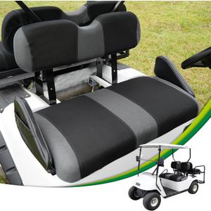 Universal EZGO TXT Golf Cart Seat Covers Dress UP Older Durable Breathable Material Golf Cart Front Seat Cover Fit Like a Glove, Easy to Install, Machine Washable