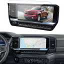 2PCS 2022-2025 2026 Silverado Sierra Nano Screen Protector for 2024 2025 2026 Silverado 1500 Sierra 1500 2500HD 3500HD Accessories 13.4 Inch Navigation Screen Protector
