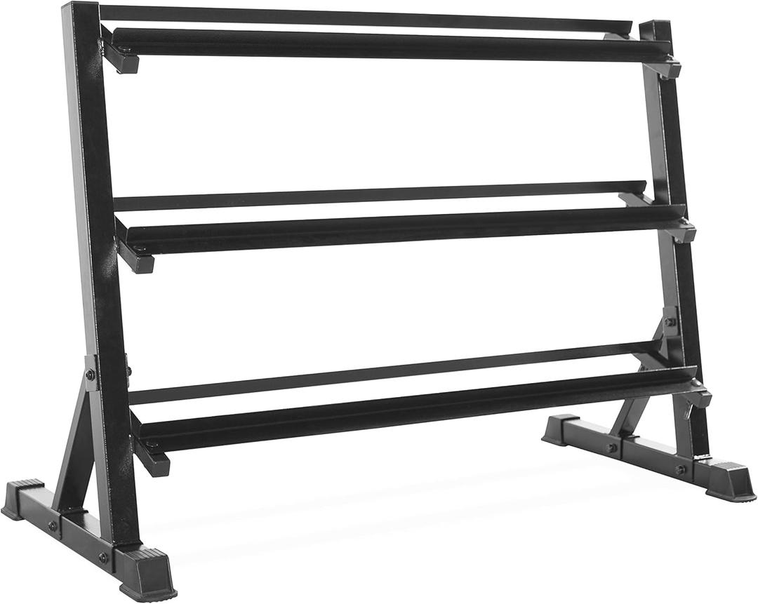 CAP Barbell Dumbbell Rack | 5-50lb or 5-75lb Dumbbell Storage | 25.6"D x 51.57"W x 37.4"H