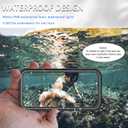 Miimall Compatible for Samsung Galaxy S23 Case Waterproof, S23 Case [Built-in Lens & Screen Protector] [Waterproof] Full Body Heavy Duty Shockproof Rugged Case for Galaxy S23 2023-Black