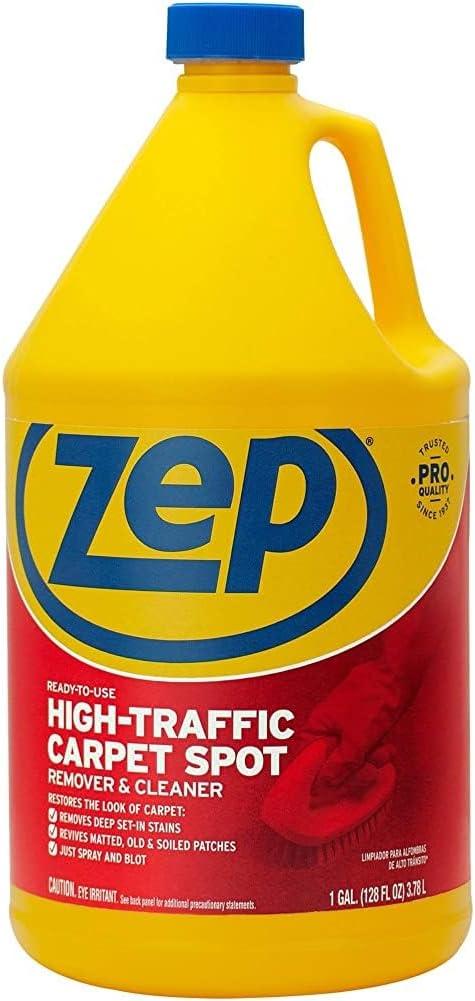 Zep High Traffic Carpet Cleaner - 1 Gallon - Penetrating Formula Removes Deep Stains. Make High-Traffic Areas Look New Again (128 Fl Oz (Pack of 1))