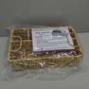 Wicker Party Silverware Caddy, Water Hyacinth Plastic Cutlery Utensil Holder, Hand Woven with Handles, Kitchen Countertop and Picnic flatware Organizer (5 compartments)(14.2"D x 7.9"W x 4.9"H)