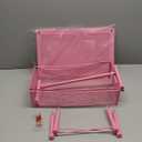 Simple Houseware Stackable Under Sink Cabinet Sliding Basket Organizer Drawer, Pink