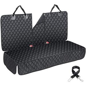 ANOSOSPECIAL Dog Car Seat Cover for Back Seat Cover for Kids, Waterproof X Large Rear Seat Protector for Pet Auto SUV Truck (XL, Black)