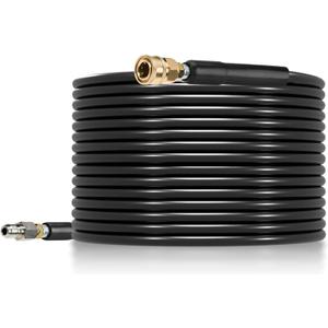 25ft Pressure Washer Hose, Power Washer Hose with 3/8 Inch Quick Connect,5800PSI Kink-Free Pressure Washer Extension Hose, Replacement Power Washer Hose for Gas Electric Pressure Washers