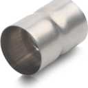 A-KARCK Stainless Steel Exhaust Adapter 2.5" ID to 2.5" ID, Exhaust Pipe Reducer 3.6" Overall Length