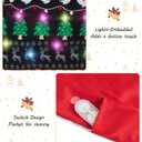 Cutemile Kids Boy Ugly Christmas Sweaters Size 5-14 Girls Light Up Xmas Sweaters for Party (Red)