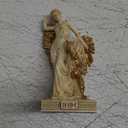 Veronese Design 3 5/8 Inch Greek Goddess Hebe Resin Hand Painted White Gold Miniature Figurine
