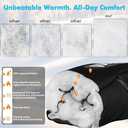 Andake Winter Ski Mittens for Men Women&Teenager,Waterproof & Insulated Snow Gloves, Warm Cold Weather Mittens,Professional Snowboard Mittens for Skiing, Snowboarding,Winter Sports (X-Small, Black)