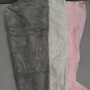 Umisleep 3 Pack Microfiber Hair Towel Wrap for Curly Hair, Super Absorbent Hair Drying Towel for Women, Kids, Hair Care Accessories, Hair Turban for Wet Hair (Grey, White, Pink)