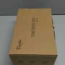 Rechargeable Leather CD Player with Speakers; Bluetooth Transmitter; Festival Gift; BGM Player for Home Dcor (Yellow)