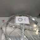24" Gold Crystal Flush Mount Chandelier with Remote