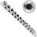 HORUSDY 11Pcs E Torx Socket Set Female External Star Socket Set E4 - E20 Torque Socket Set