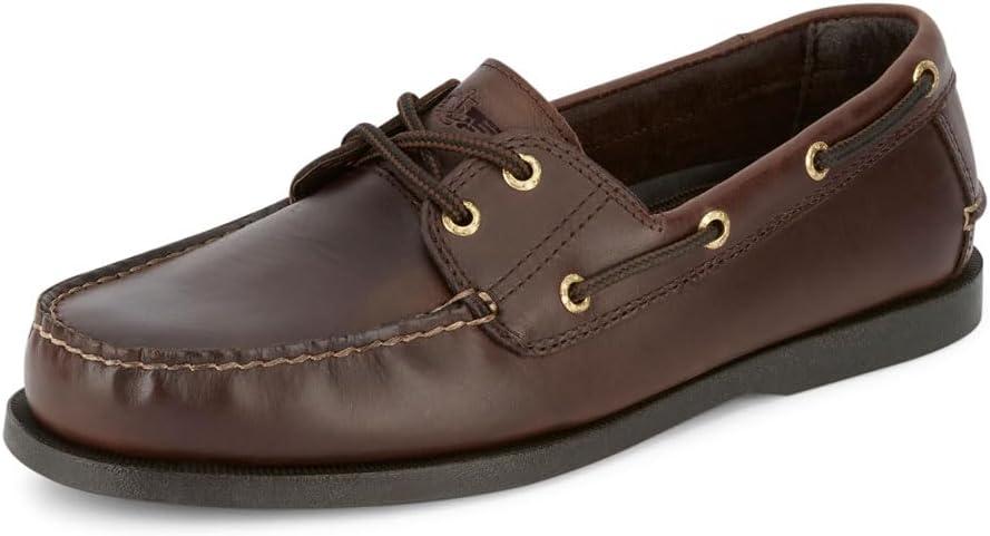 DOCKERS Mens Vargas Leather Casual Classic Boat Shoe, Raisin, 10.5 M