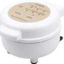 Smart Fried Egg Cooker, Automatic Fried Egg Maker for 6 Features like Sunny Side Up, Over Easy, Fully Cooked & More. Auto Power Off, Alarm, Round Shape, Non Stick Coating PFAS FREE (White)