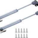 20N Gas Cabinet Door Hinge Support - Gas Shock, Soft Close & Cushioning - 8" Length (2 Pack - 4.4 lb)