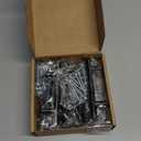 Ravinte 12 Pack | 5 Inch Cabinet Pulls Matte Black Stainless Steel Kitchen Drawer Pulls Cabinet Handles 5InchLength, 3Inch Hole Center