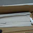 Hestia No Drill Cordless Roman Shades for Windows, Brown, 24" W x 64" H