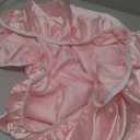 Horbaunal 2 Pack Satin Pack n Play Sheets for Baby with Sensitive Hair and Skin, Silky Mini Crib Sheets 38" x 24" x 5", Soft Playard Sheet Protector Baby Mattress Sheet, Blush Pink & Violet