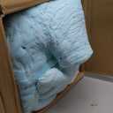 2-Inch Mattress Topper Memory Foam Pressure Relief for Back Pain Cooling Gel-Infused Gel Infused Mattress Topper Cooling & Breathable CertiPUR-US Certified (Full) (Blue)