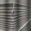 Mueller M-Resin Heavy Duty Tall Planters for Outdoor Plants, Indoor Grande Plant Pots, Boxes, Trees, Flower Pots, 2-Piece Set, 24, Modern Design, Built-in Drainage, Front Porch Decor, White (24 x 11.5", White)