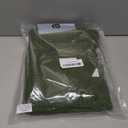 TREELY 100% Cotton Knitted Throw Blanket Couch Cover Blanket(31 x 40 Inches, Green Forest)