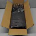 LANTEFUL 6 Tier Shoe Rack, Shoe Organizer Storage for 24-30 Pairs Shoe and Boot, Long Shoe Shelf with Hook and Side Pocket Free Standing Tall Shoe Rack Organizer for Closet, Entryway, Dorm (Black)