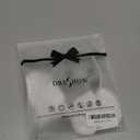 JIAHANG Velvet Mouse Ears Headband with Beads, White Hair Bow Hairband with Pearls, Party Decoration Headwear Hair Accessories for Women Girls