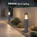 31.5" Landscape Path Lights, IP65 Waterproof Pathway Lights Wired, 7.9"Lx7.9"Wx31.5"H