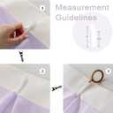 Pinch Pleated Sheer Curtains 80 Inches Long Light Filterring Sheer Semi Voile Drapes Pinch Pleated Curtains for Living Room Bedroom(Light Purple, 42 W x 80 L, 2 Panels)