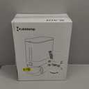 Rubtlamp 22.5-25 Lbs Gray Rice Dispenser, Rice Container with Lid, Rice Storage Container with Measuring Cup, Food Dispenser Rice Container, Storage Container for Cereal, Household Rice Bucket (Grey)