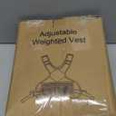 Adjustable Weighted Vest for Women Men, 12-18lb Vest with 6 Ironsand Weights, Weight Vest with Reflective Strip for Running, Walking, Exercise, Strength Training (Black)