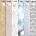 Door Stoppers - Large 3.15" (4 PCS) - Door Stoppers for Wall with Strong Back Adhesive - Quiet and Shock Absorbent Silicone Wall Protectors from Door Knobs - Protects Every Surface - White