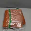 vctops Luxury Velvet Square Chair Pad Thin Soft and Comfy Chair Cushion Tufted Indoor Seat Cushion Pillow Tatami (Orange,17"x17")