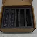 APT 1101 Olive Oil Dispenser for Kitchen, Cooking Oil and Vinegar Dispenser Set, Olive Oil Bottle, Soy sauce dispenser, coffee syrup bottles with stainless steel pourers - 4 pcs, Gold