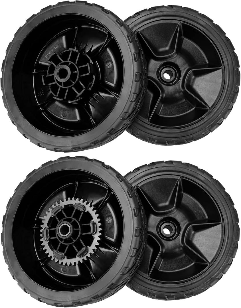 HRN216 HRN216vka Mower Wheels | 44710-VR8-N00ZA Front wheels and 42710-VR8-N00ZA Rear Wheels Compatible with Honda lawn mower
