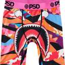 PSD Underwear Boys Boxer Briefs - Animal Print, Comfortable Active Underwear for Boys, Packs & Singles (Medium, Warface Split Pop)