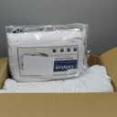 CozyLux California King Comforter Set with Sheets 7 Pieces, White Seersucker Bed in a Bag Cal King Luxury Soft Bedding Sets with Down Alternative Comforter, Sheets, Pillowcases & Shams for All Season