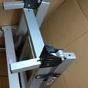 Extreme Max 3006.8884 Wide Entry Deluxe Aluminum Folding Dock & Pontoon Ladder - 3-Step