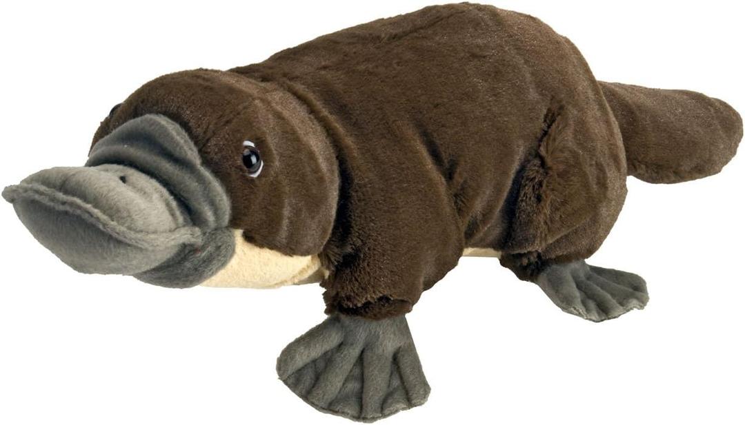 Wild Republic Platypus Plush, Stuffed Animal, Plush Toy, Gifts for Kids, Cuddlekins 12 inches