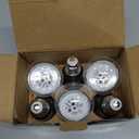 LED Black Light Bulbs 6 Pack, A19 9W UV Black Light Replace Up to 100W, 120V E26 Base UVA Level 385-400nm, Glow in The Dark for Body Pain, Blacklights Party, Halloween