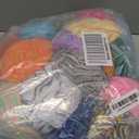 Fabbay 34 Rolls Milk Cotton Yarn for Crocheting and Knitting Soft Rainbow Multi Colored Yarn for Crocheting and Knitting Craft Project